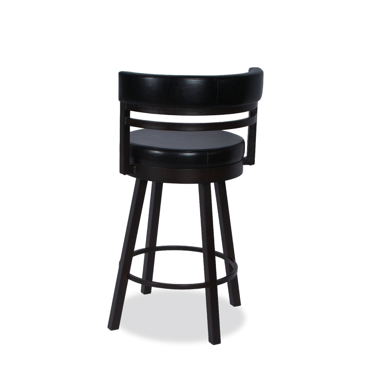 Amisco Link Swivel Leather Barstools, Set of 6
