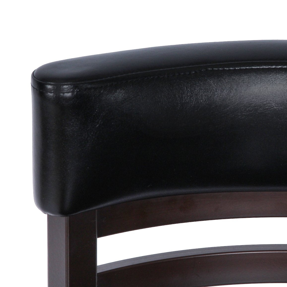 Amisco Link Swivel Leather Barstools, Set of 6