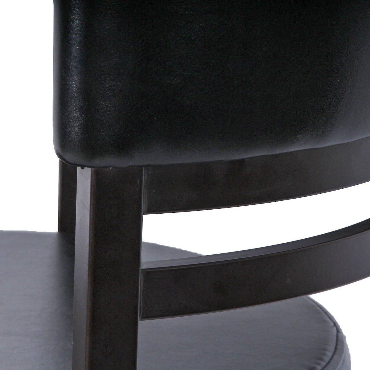 Amisco Link Swivel Leather Barstools, Set of 6