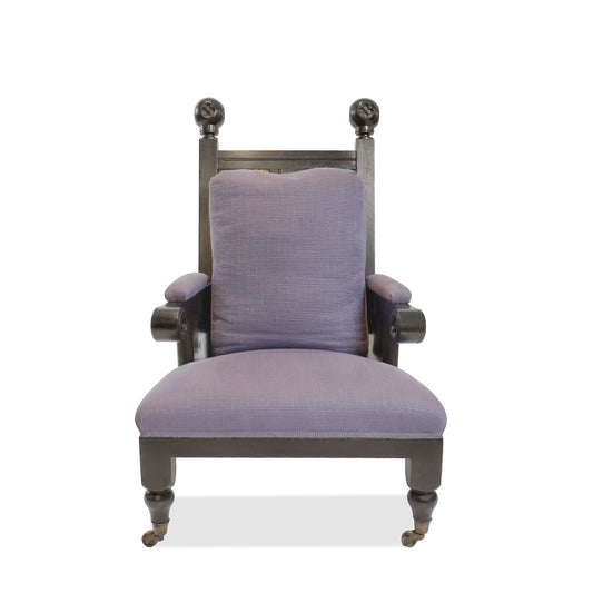 Antique Anglo Indian Accent Armchair