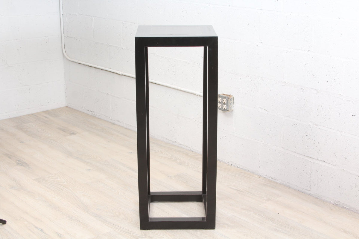 Antique Chinese Pedestal with Stone Top