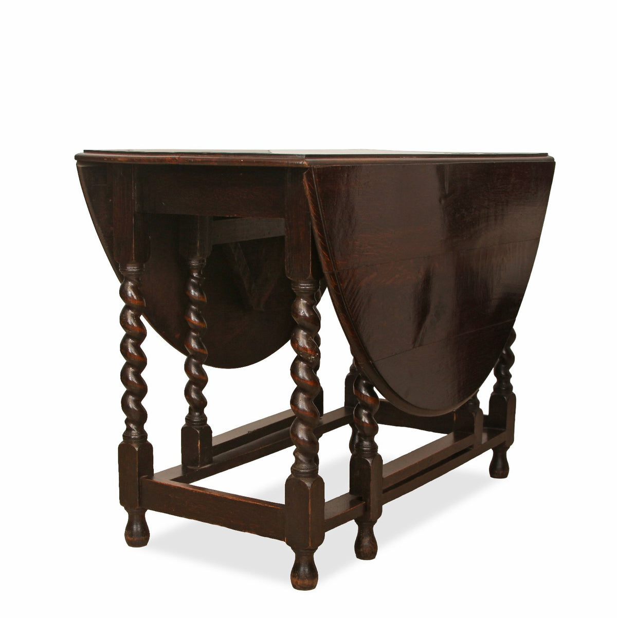Antique English Oak Gateleg Table, 19thC