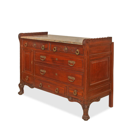 Antique French Empire Commode Chest of Drawers