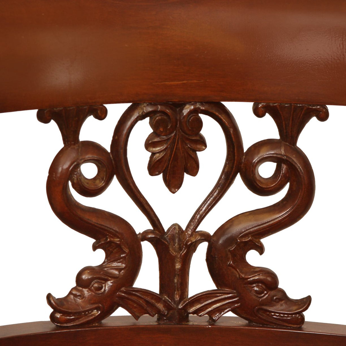 Antique Regency Mahogany Arm Chairs, Pair