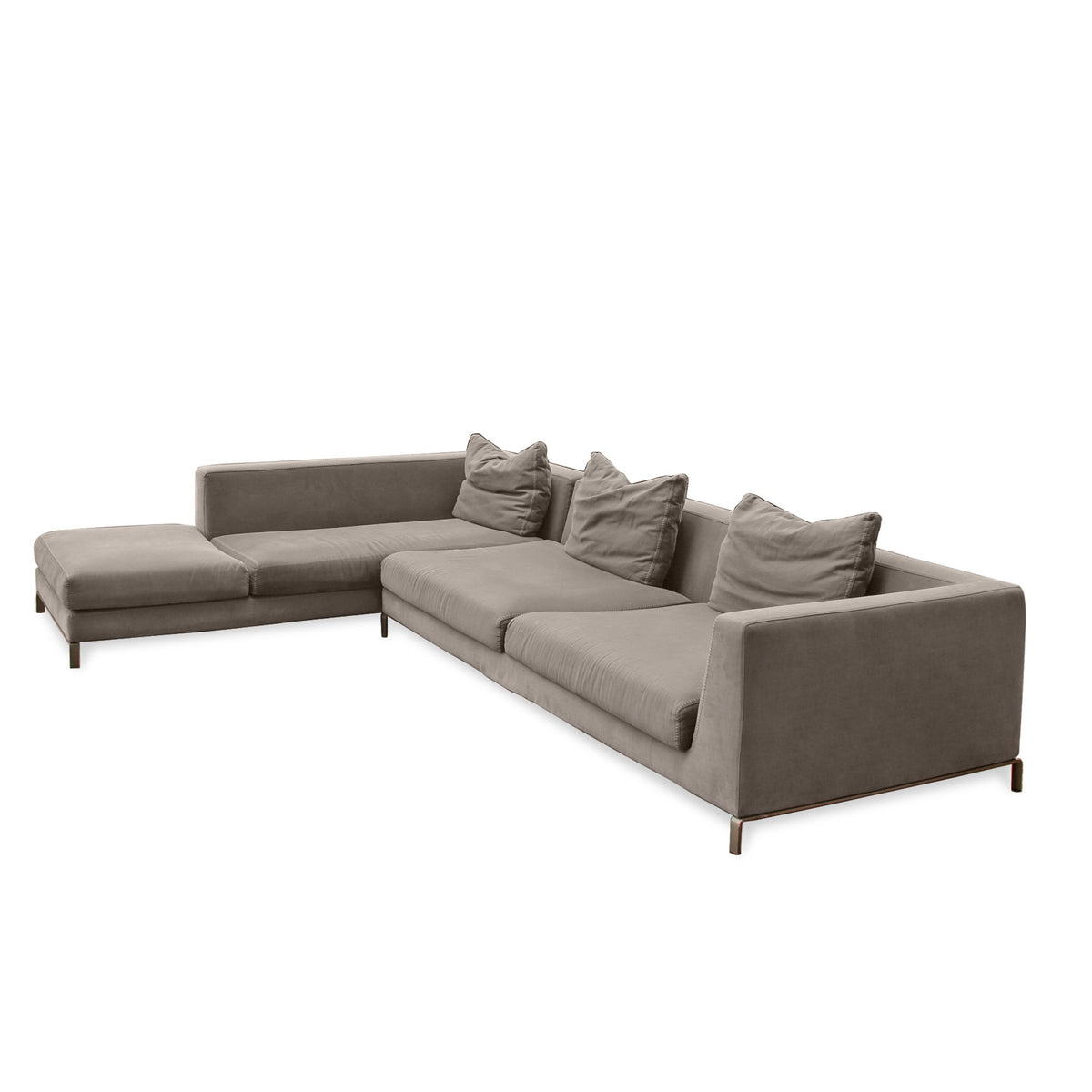 B&B Italia Ray Sectional Sofa by Antonio Citterio (Reupholstery Recommended)