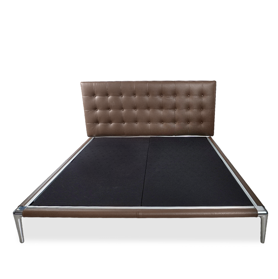 Cassina Volage Leather King Size Bed Frame by Philippe Starck (New Condition)