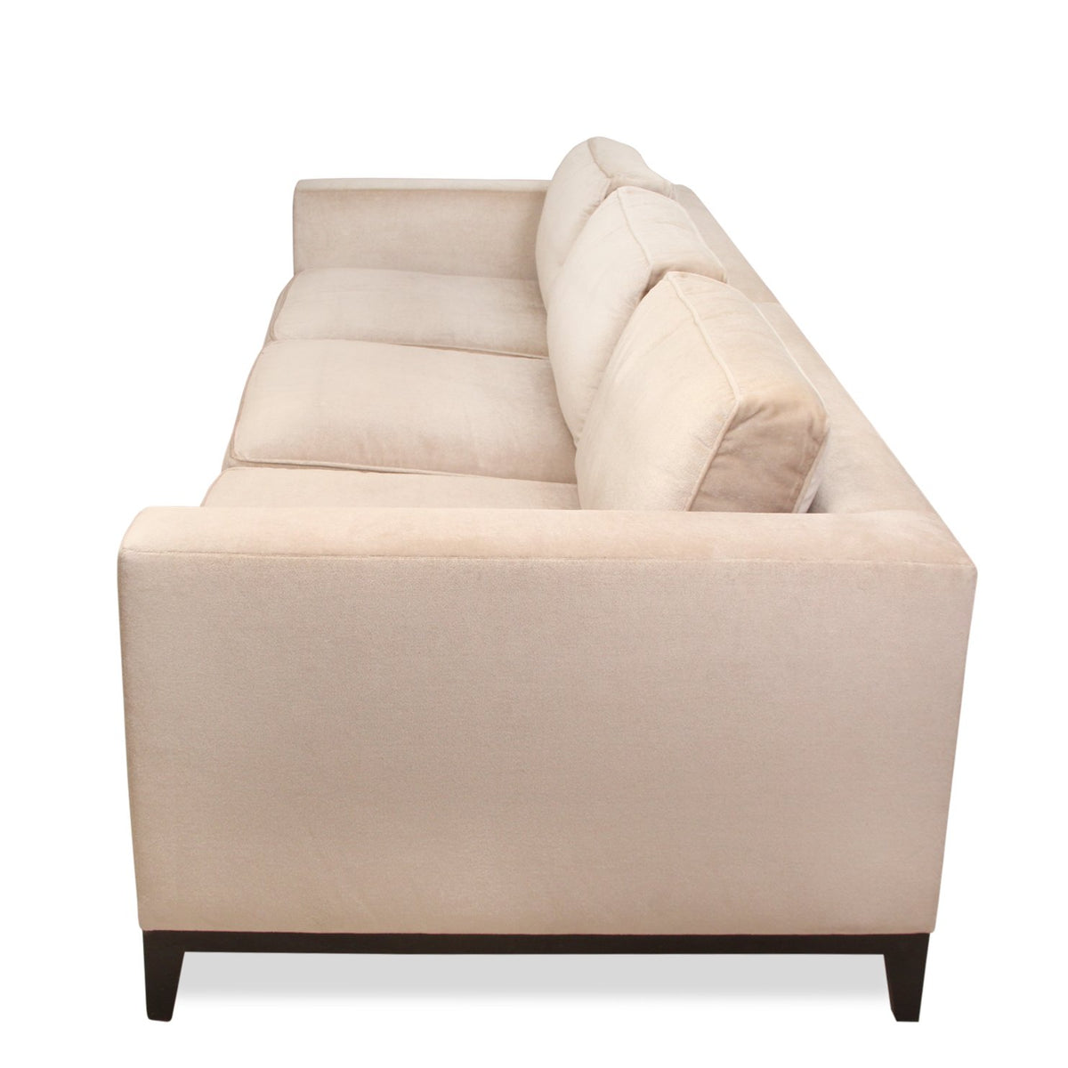 Christian Liaigre for Holly Hunt Mohair Velvet Mousson Sofa, Made in France