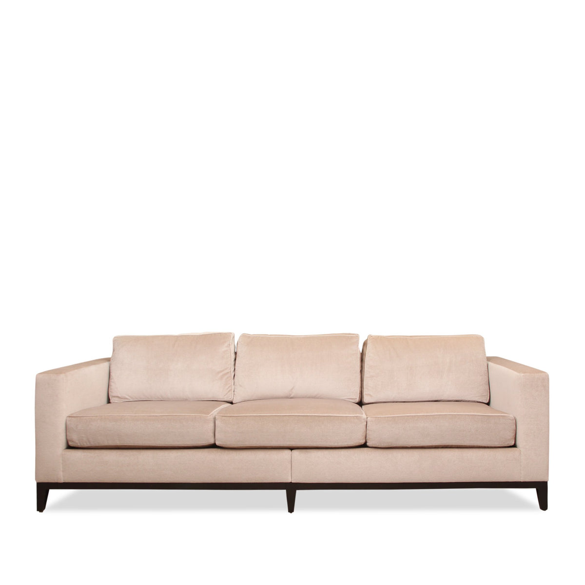 Christian Liaigre for Holly Hunt Mohair Velvet Mousson Sofa, Made in France