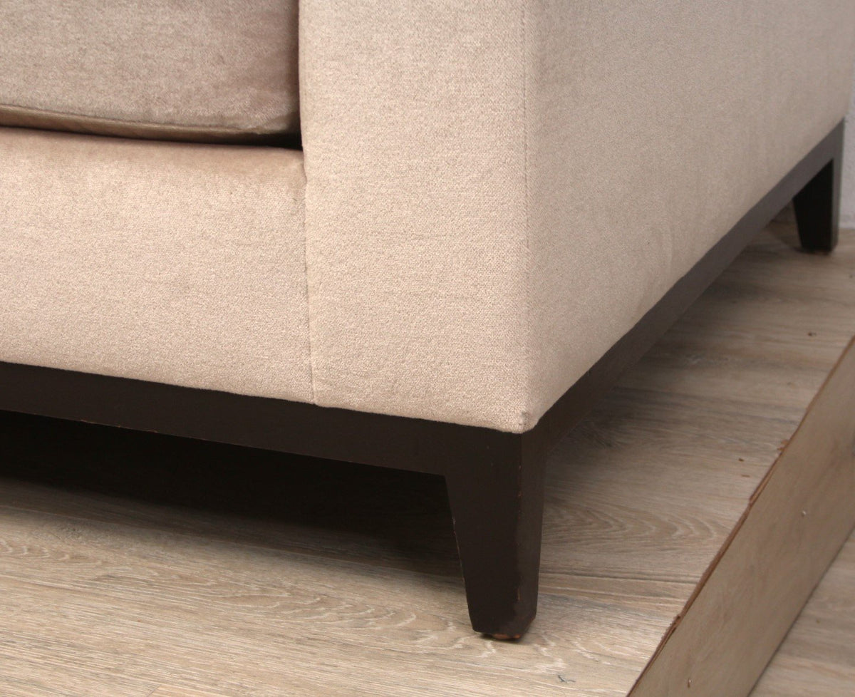 Christian Liaigre for Holly Hunt Mohair Velvet Mousson Sofa, Made in France
