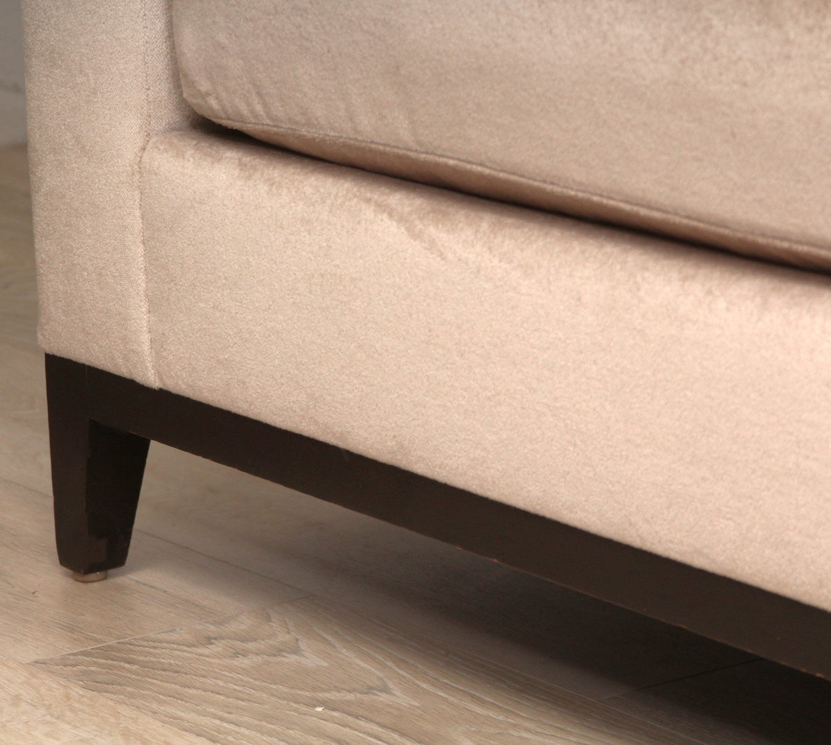 Christian Liaigre for Holly Hunt Mohair Velvet Mousson Sofa, Made in France