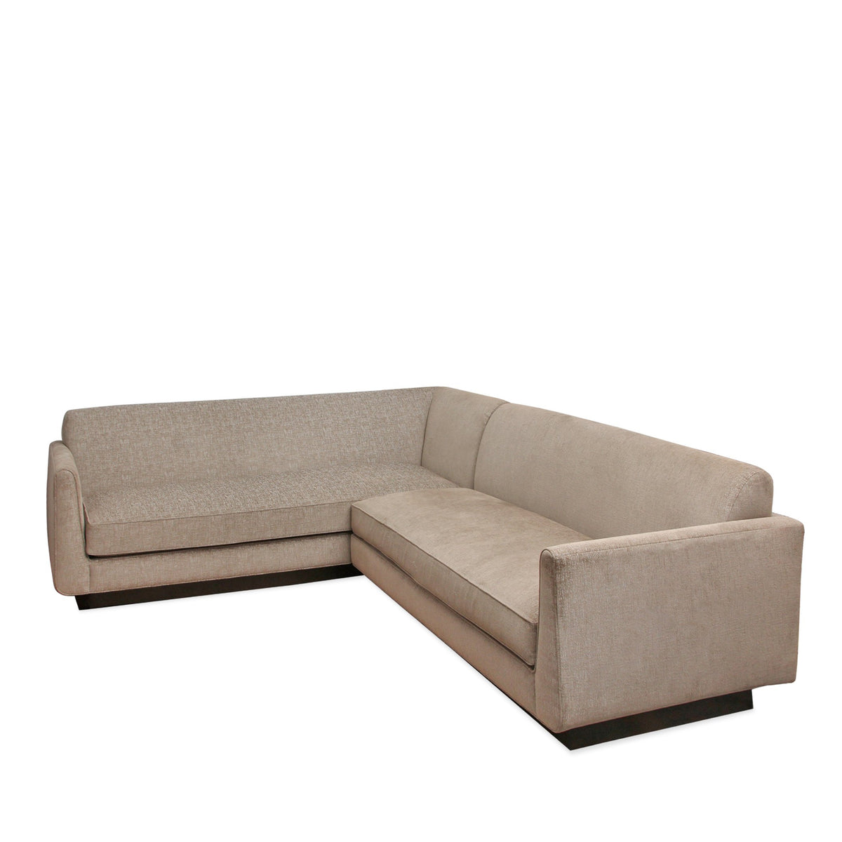 Cliff Young Allegro Sectional Sofa with Elitis Fabric