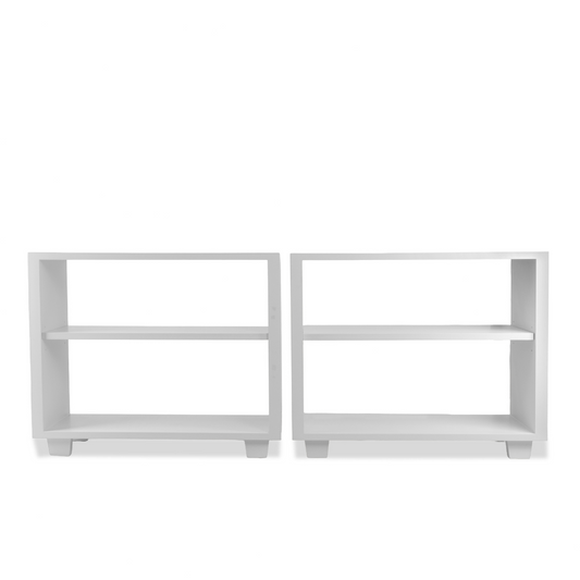 Contemporary NYC Custom Bookcases, Pair of
