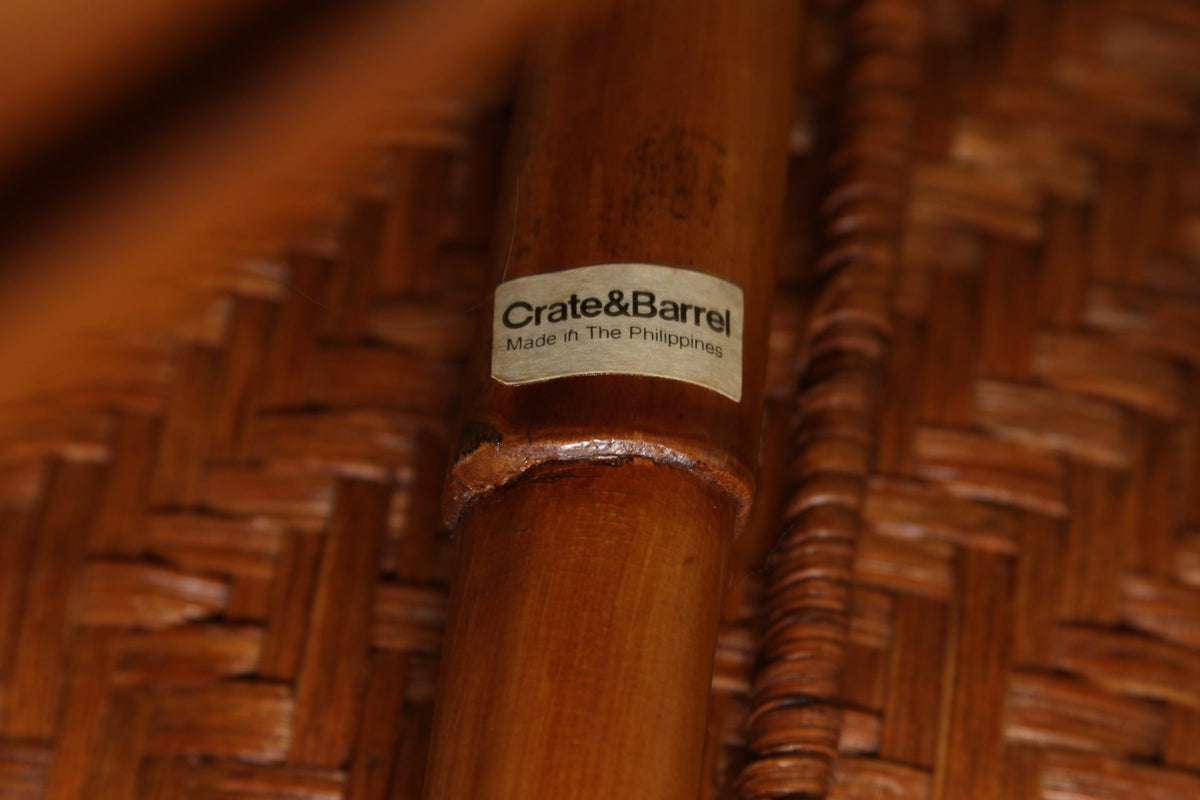 Crate & Barrel Rattan Accent Chair