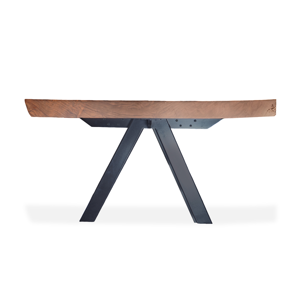 Custom 16.25 Feet Double Slab Claro Walnut with Cantilever Base Table - George Nakashima Inspired