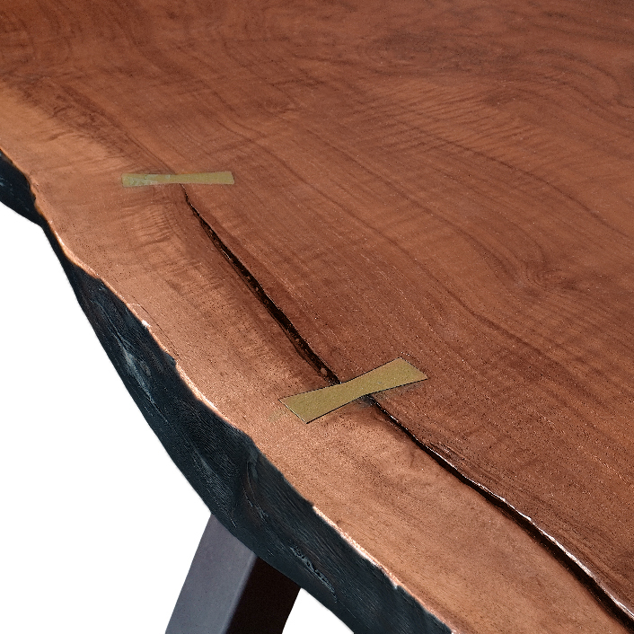 Custom 16.25 Feet Double Slab Claro Walnut with Cantilever Base Table - George Nakashima Inspired