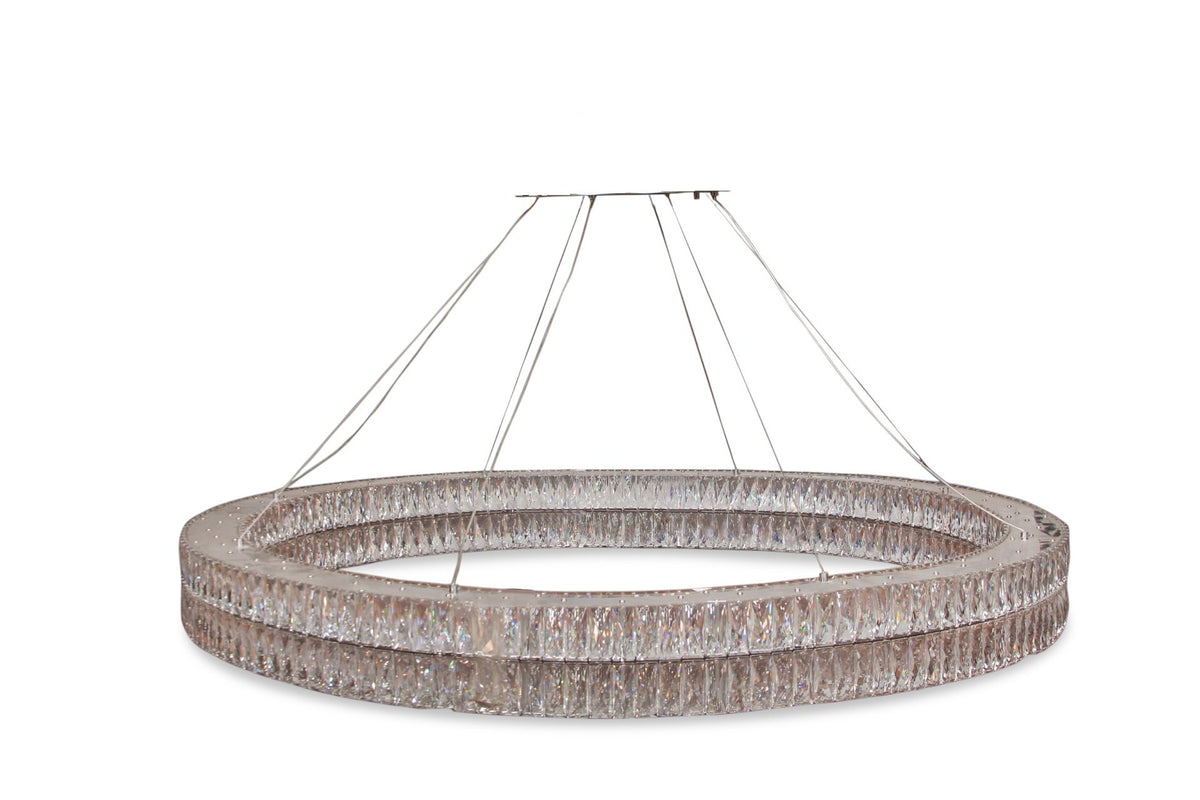 Custom Crystal Chandelier from Germany (2 Available)
