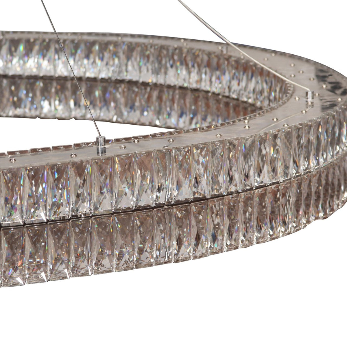 Custom Crystal Chandelier from Germany (2 Available)