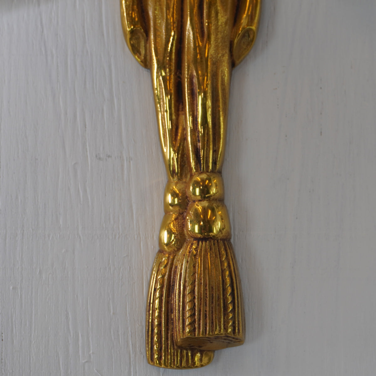 Luminaire d'Art Hunter Horn Gilt Sconces, Pair of