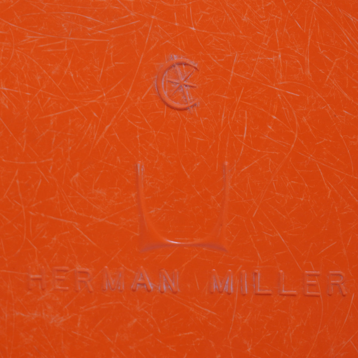 Vintage Herman Miller Shell Chair with Table