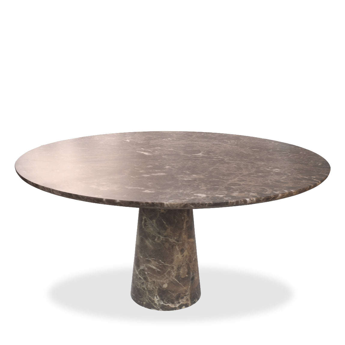 Restoration Hardware Cellini Italian Travertine Round Dining Table