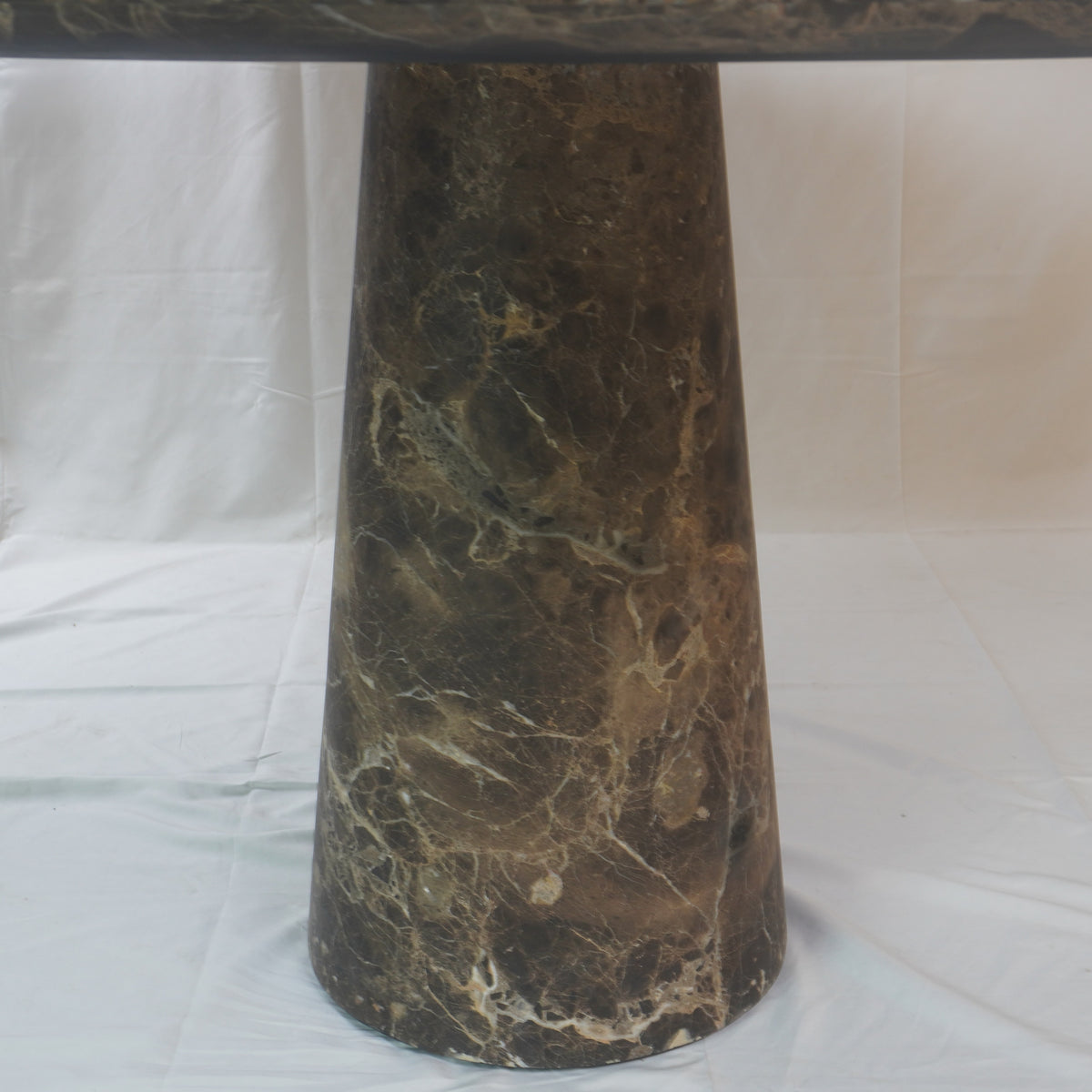 Restoration Hardware Cellini Italian Travertine Round Dining Table