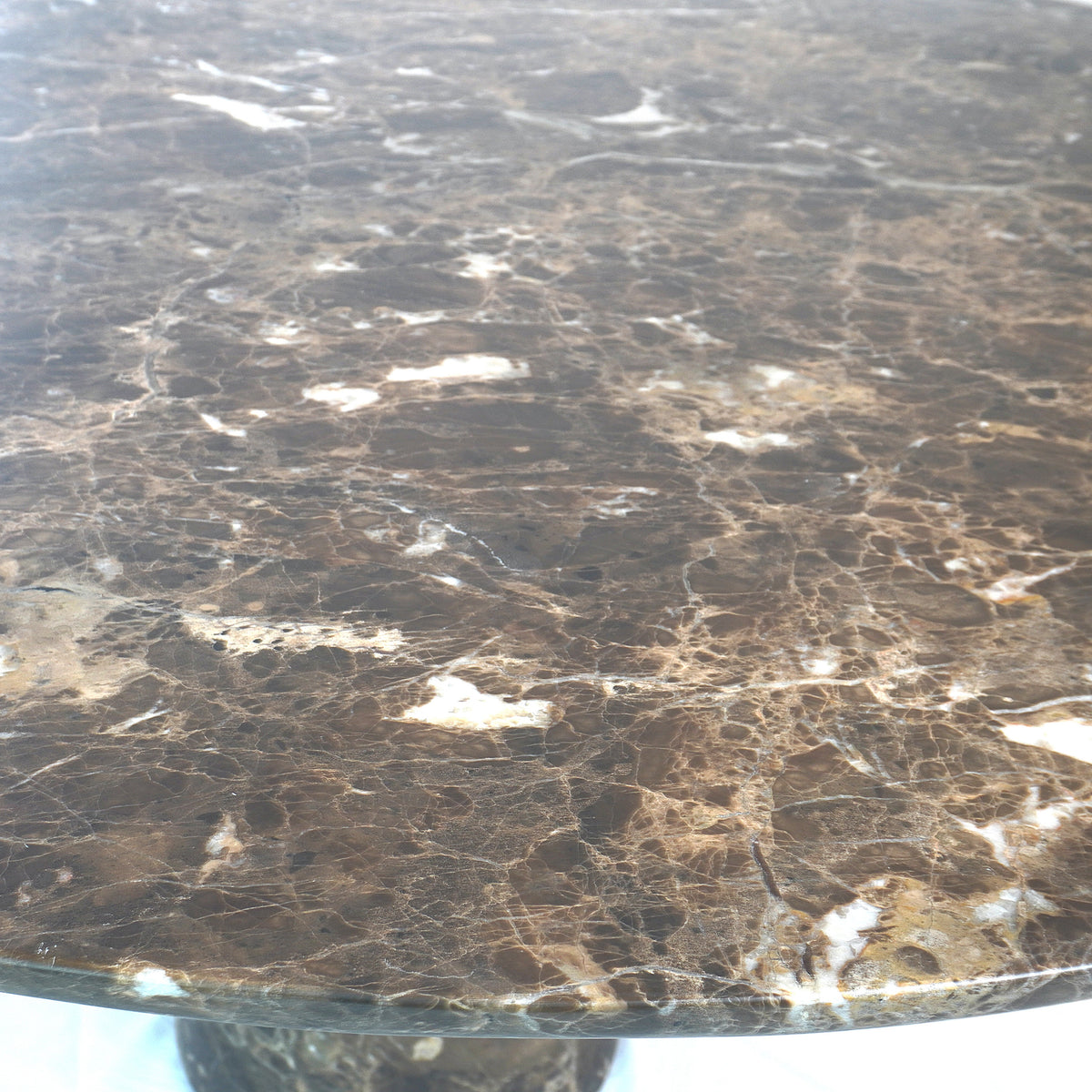 Restoration Hardware Cellini Italian Travertine Round Dining Table