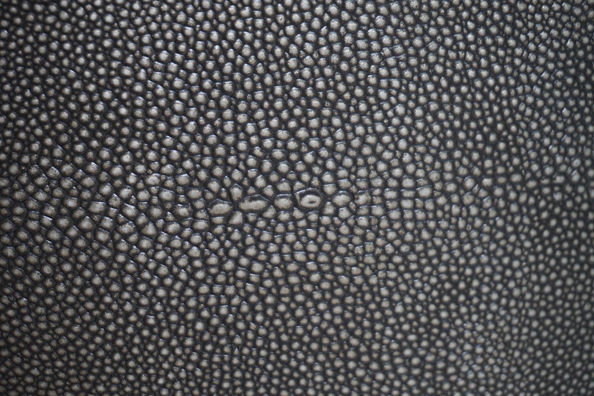 Saunderson Shagreen Plinth Round Side Table from Restoration Hardware