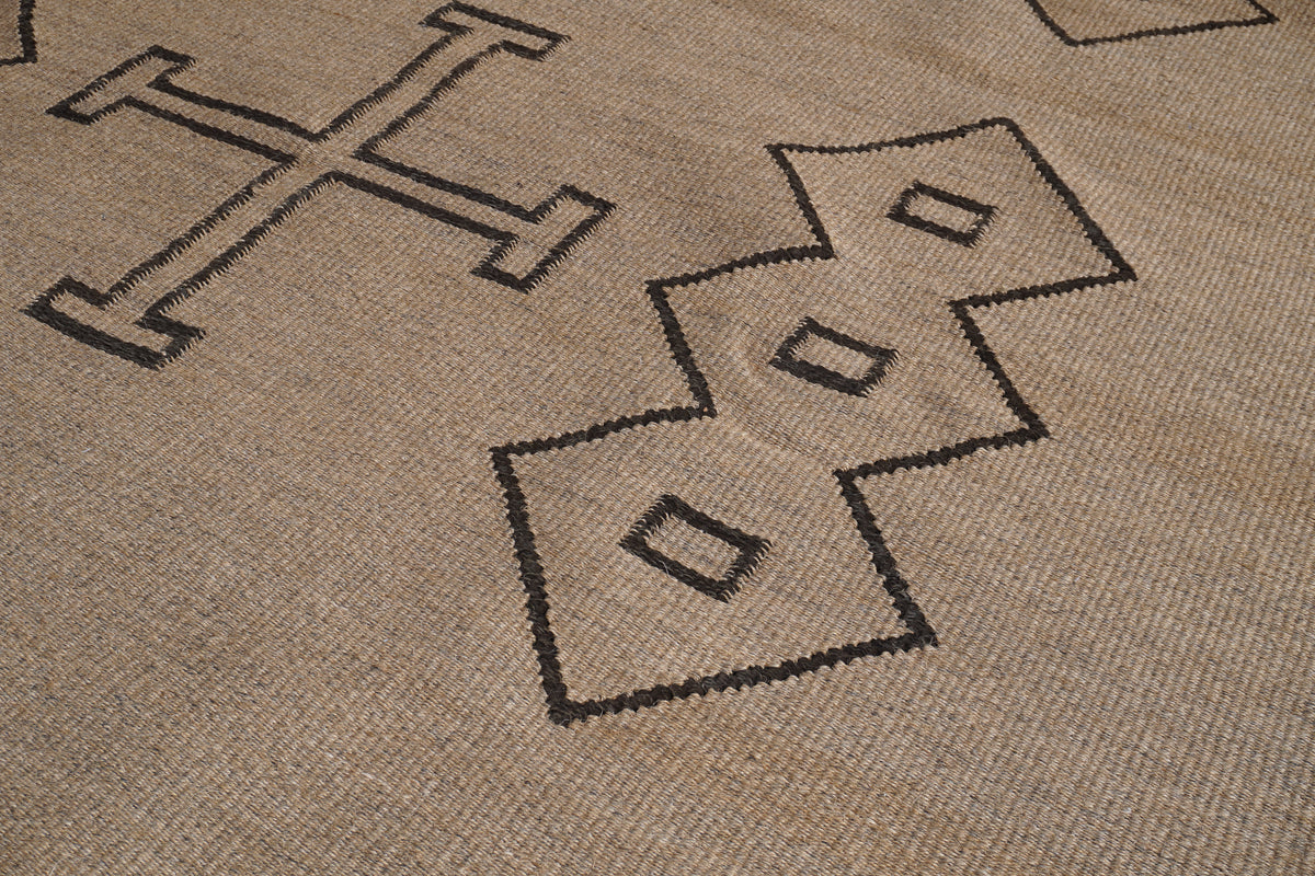 Merida Handweave Sisal and Suede Carpet by Ashe + Leandro