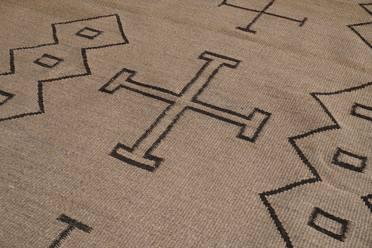Merida Handweave Sisal and Suede Carpet by Ashe + Leandro