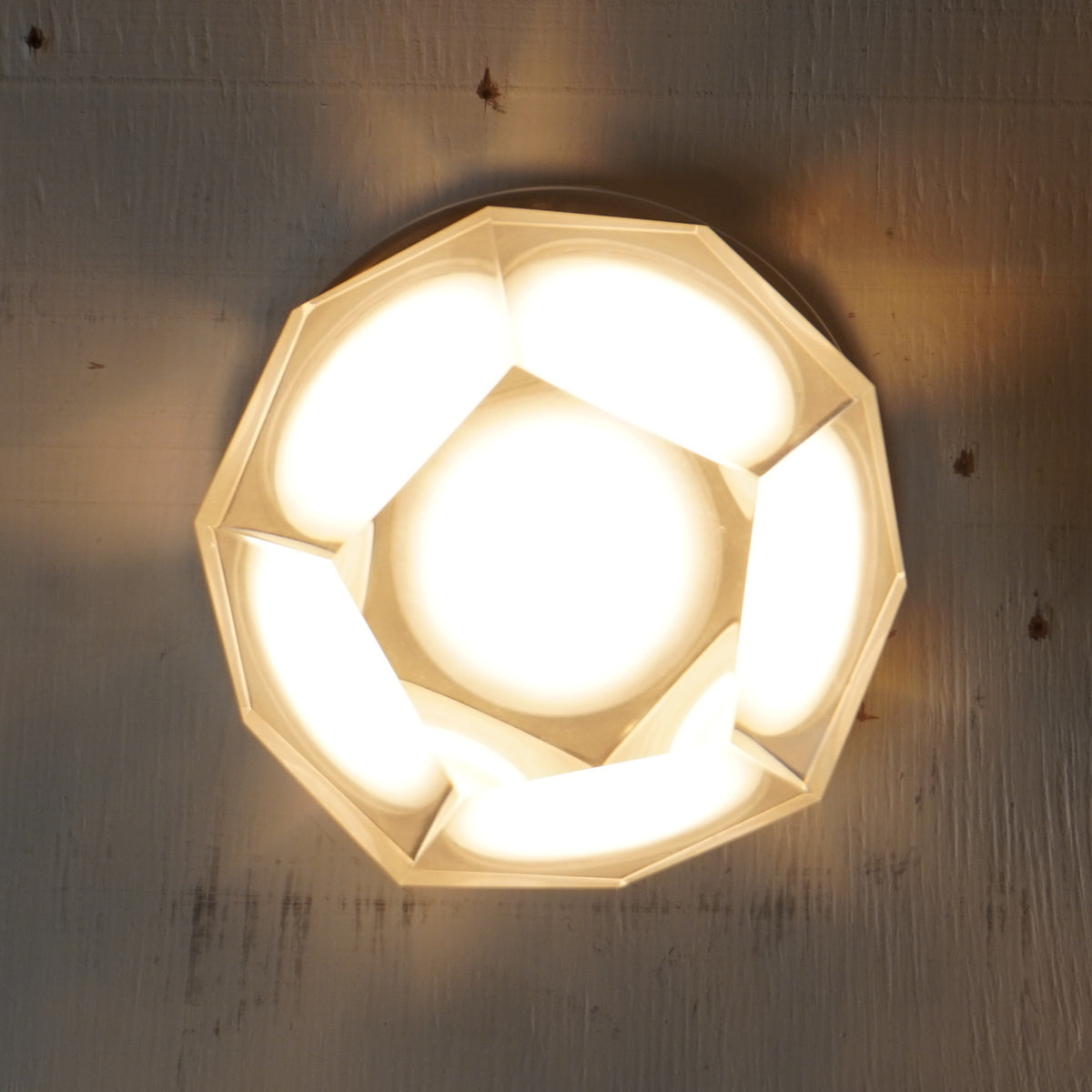 Visual Comfort Space Age Glass Sconce with Chrome Base (5 Available)