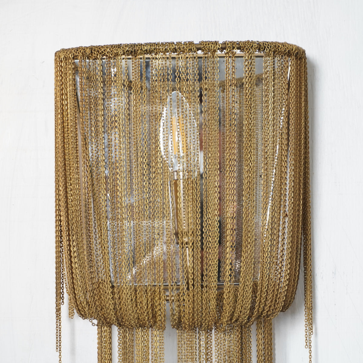 Clutch Modern Alee Large Sconce Staggered Draped Chain