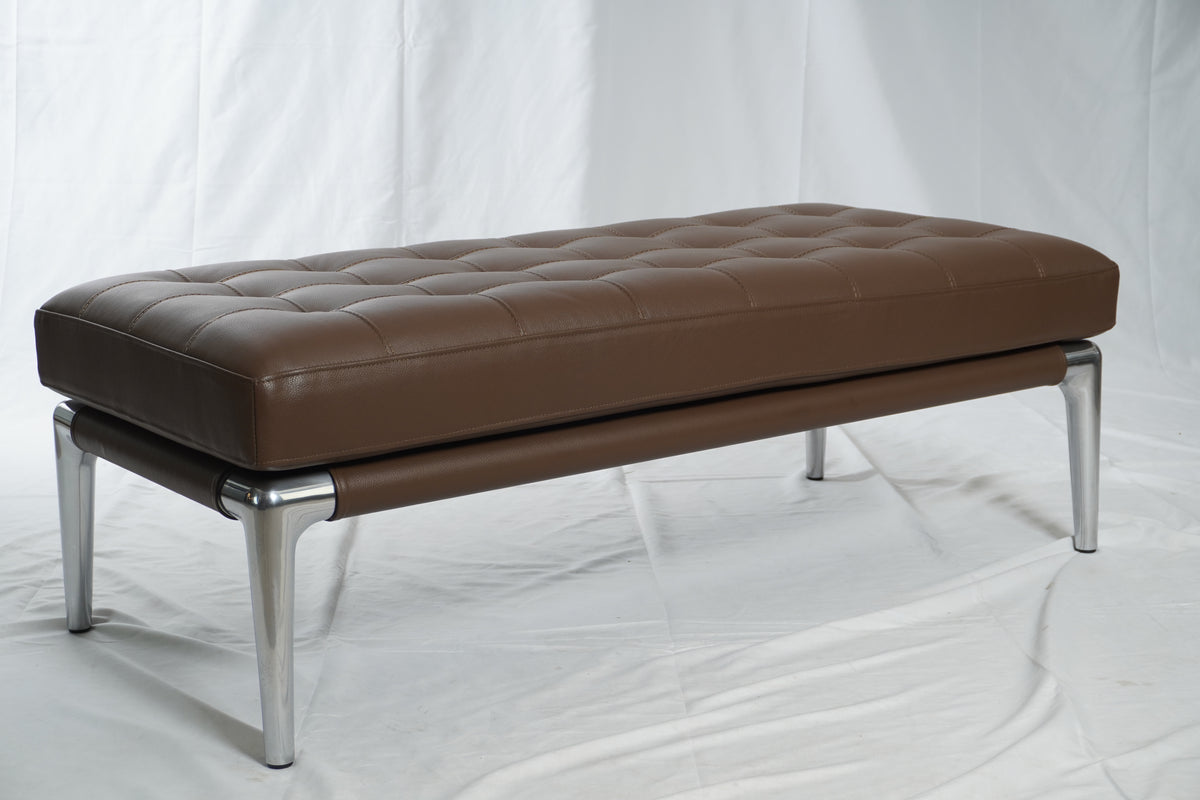 Cassina Volage Leather Bench by Philippe Starck (New Condition)