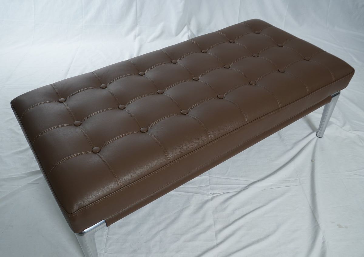 Cassina Volage Leather Bench by Philippe Starck (New Condition)