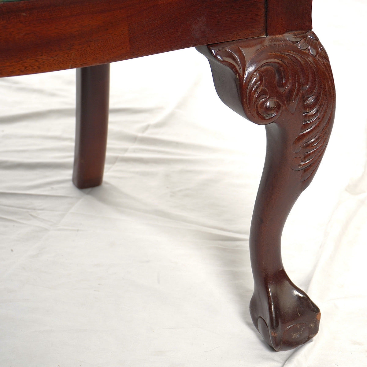 Vintage Chippendale Style Ball & Claw Hand Carved Armchairs and Dining Chairs from Thomasville, Set of 10
