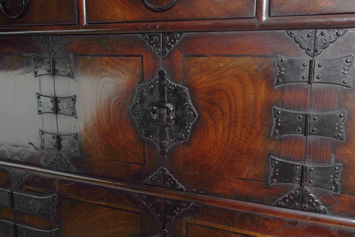 Vintage Korean Jeonju Bandaji Scholar's Chest