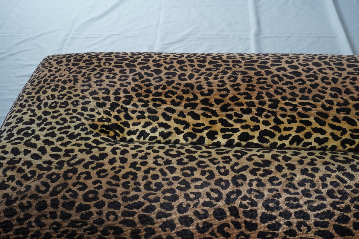 Marbello Design Leopard Bench with Spindle Legs
