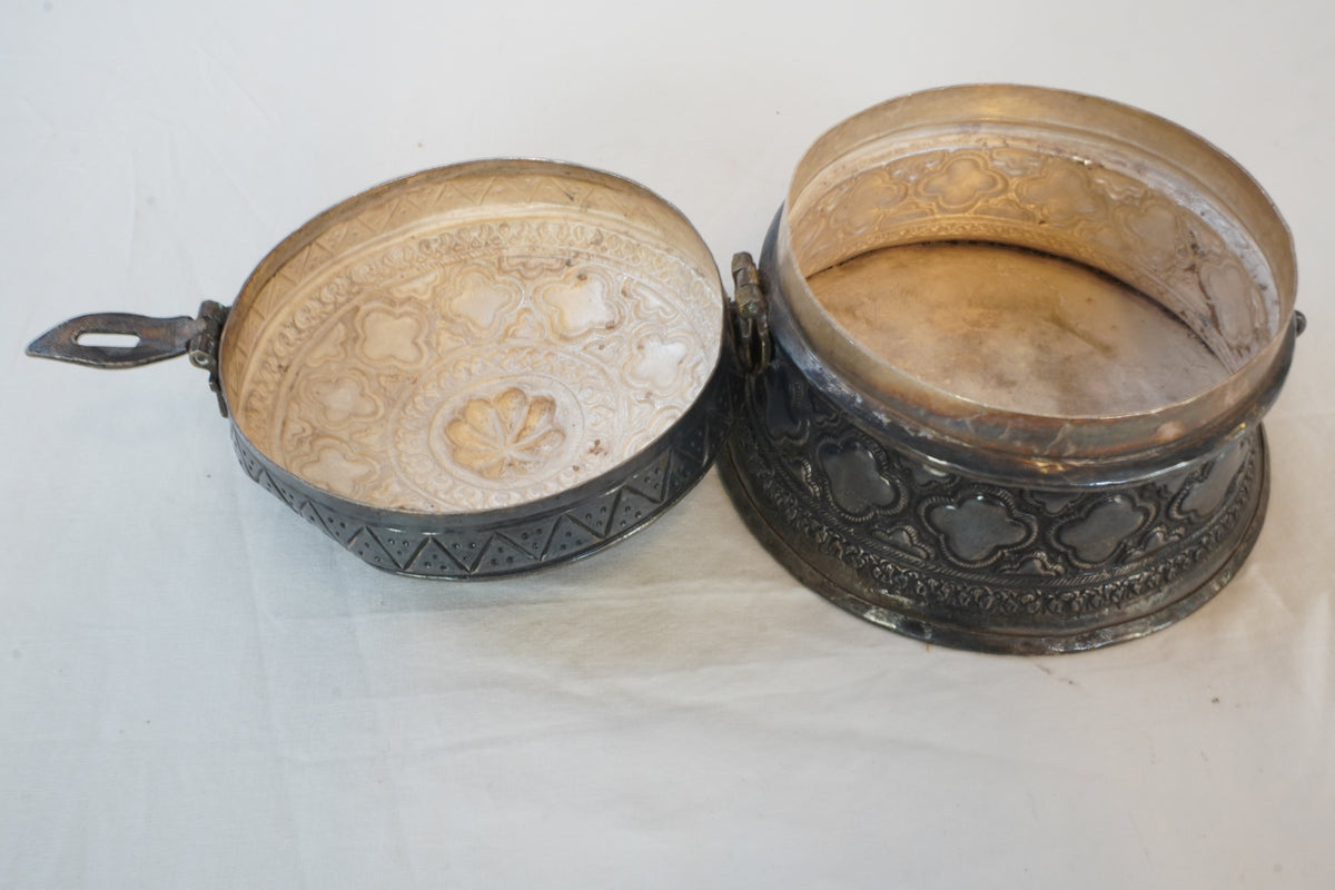 Vintage Indian Mughal-Style Daggers and Two Jewelry Boxes