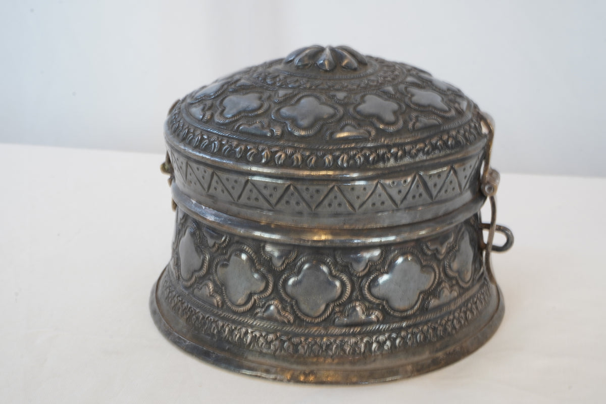 Vintage Indian Mughal-Style Daggers and Two Jewelry Boxes
