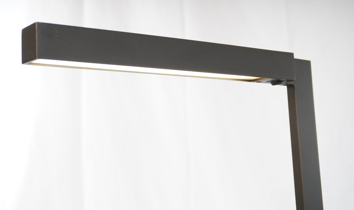 Christian Liaigre Bronze Finish Floor Lamps, Pair of