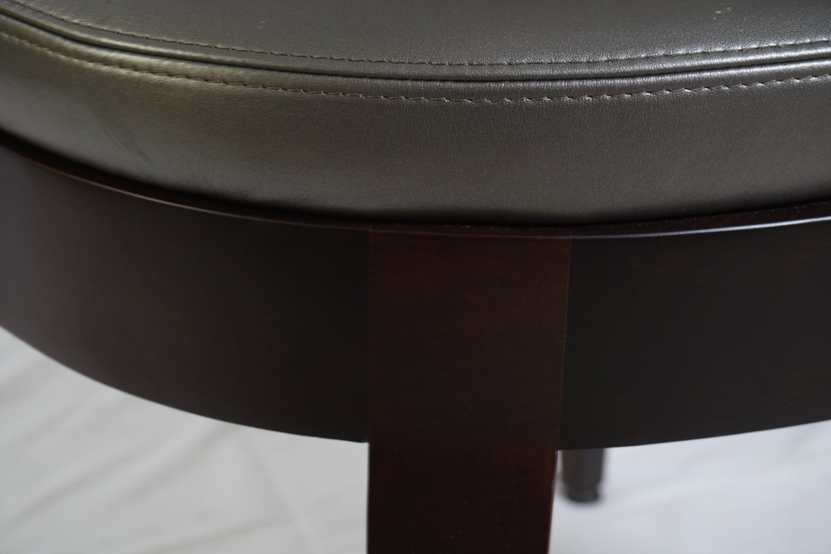David Edwards Ocean Leather Dining Chairs, Set of 8