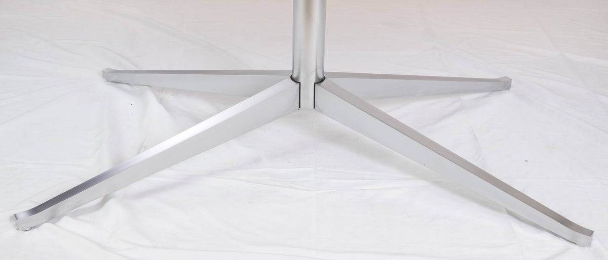 Florence Knoll Oval Carrara Marble Top Dining Table
