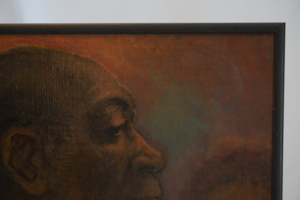 Jean Savage Abbott Waiting, 1982 Oil on Canvas Painting