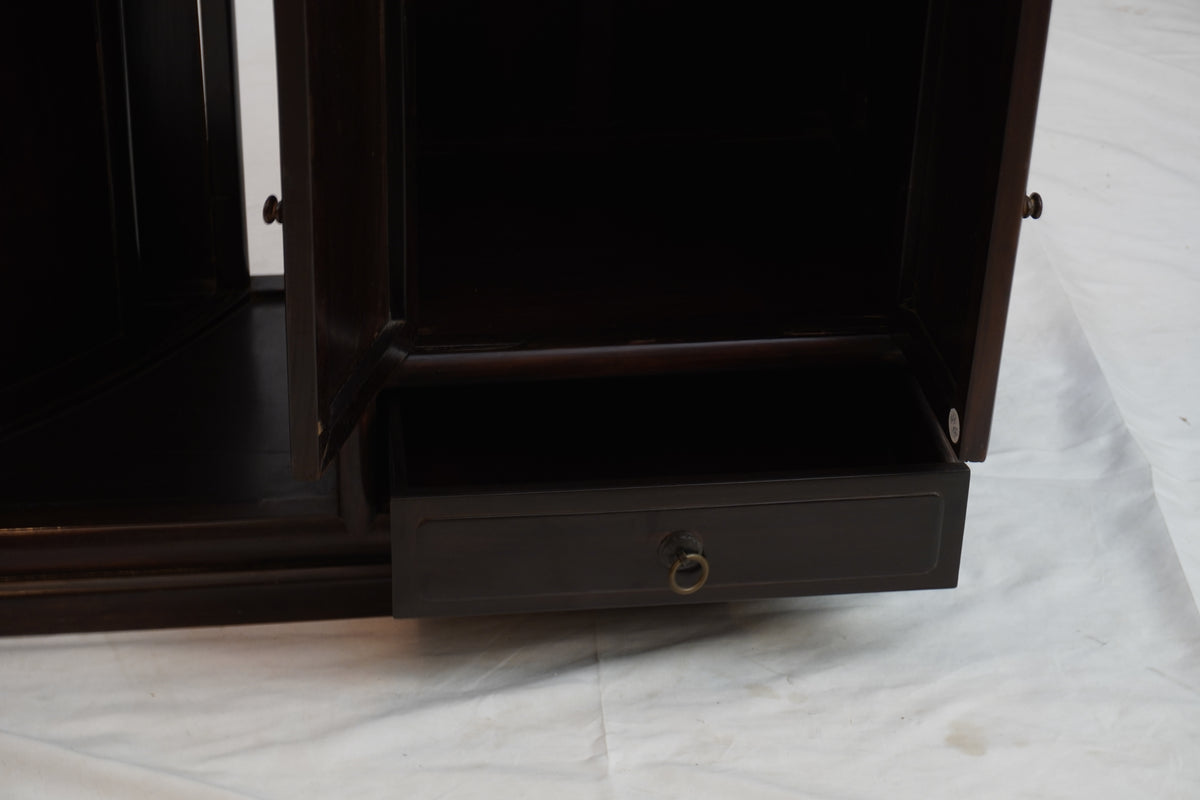 Vintage Japanese Hardwood Cha Tansu - Tea Chest