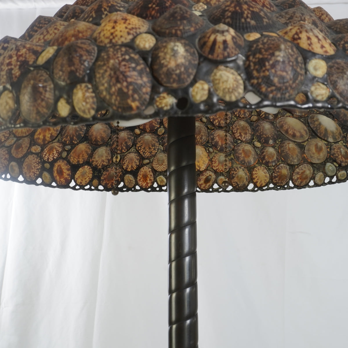 Richard Hoosin Studio Limpet Shell and Glass Floor Lamp