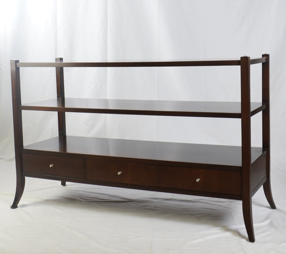 Barbara Barry Collection For Baker Mahogany Console Table