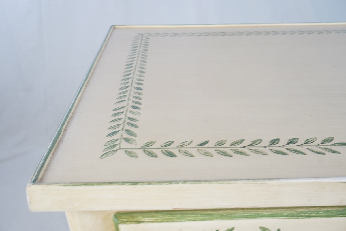 Julia Gray Hand Painted Louis XV Desk