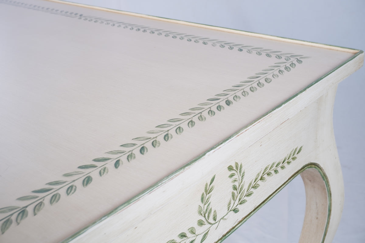 Julia Gray Hand Painted Louis XV Desk