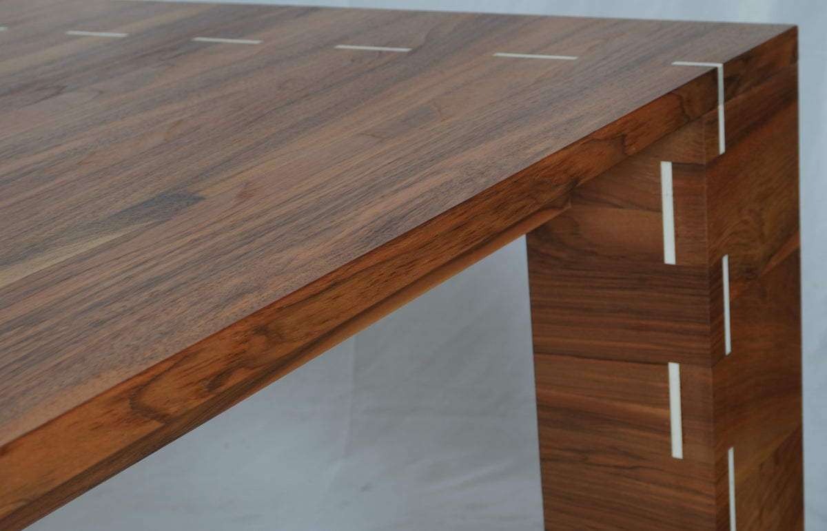 Modern Rosewood Dining Table with Inlay (2 Available)