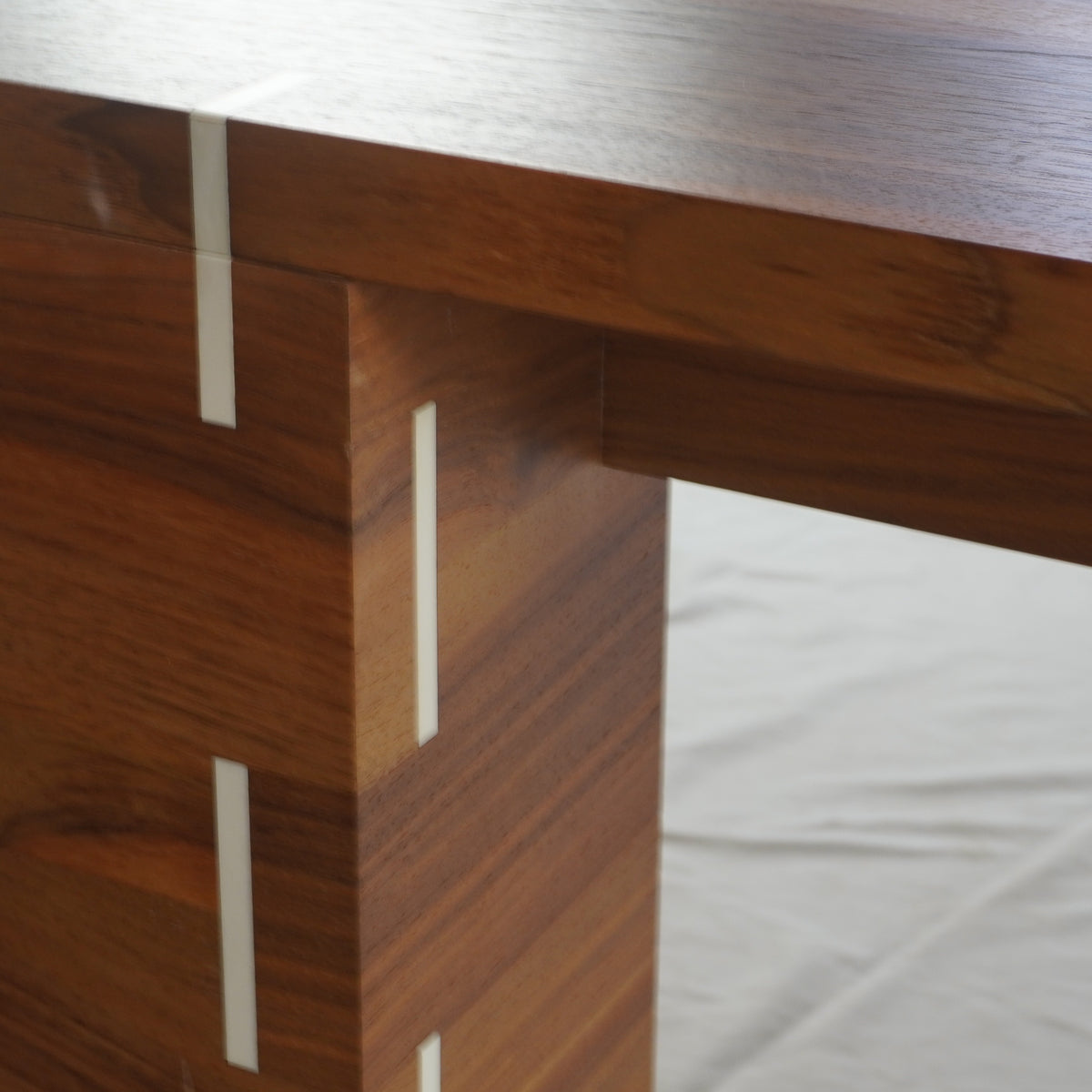 Modern Rosewood Dining Table with Inlay (2 Available)