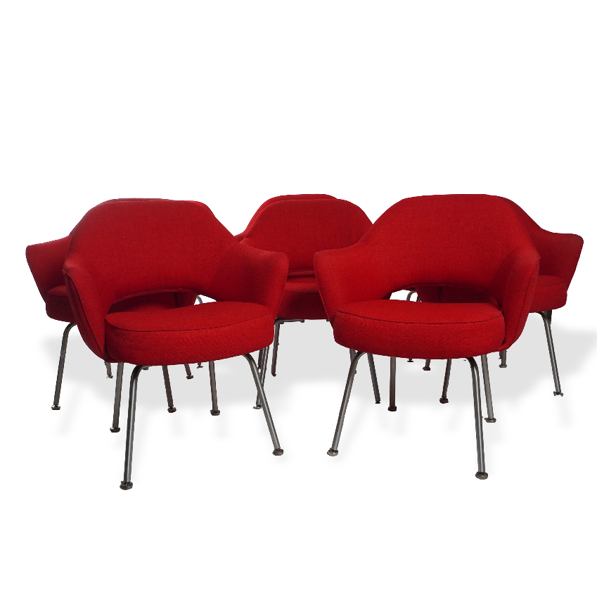 Eero Saarinen Executive Armchairs C1980s, set of 8